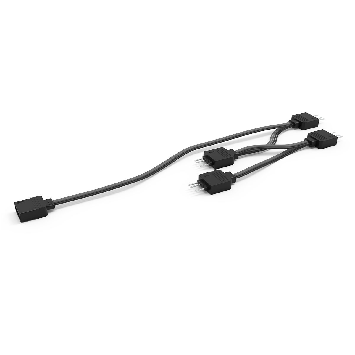 Cabo Divisor - 1 Conector para 4 Conectores aRGB 5V - 35cm - Preto - PCYes SPTARGB4PCY