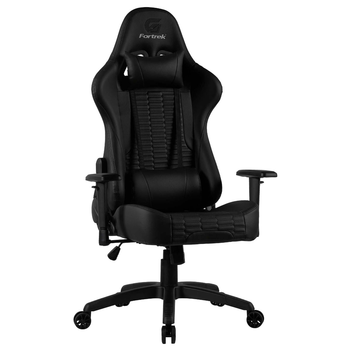 Cadeira Gamer Fortrek Cruiser - Encosto Reclinável 155° - Base de Nylon - Preta - 70514