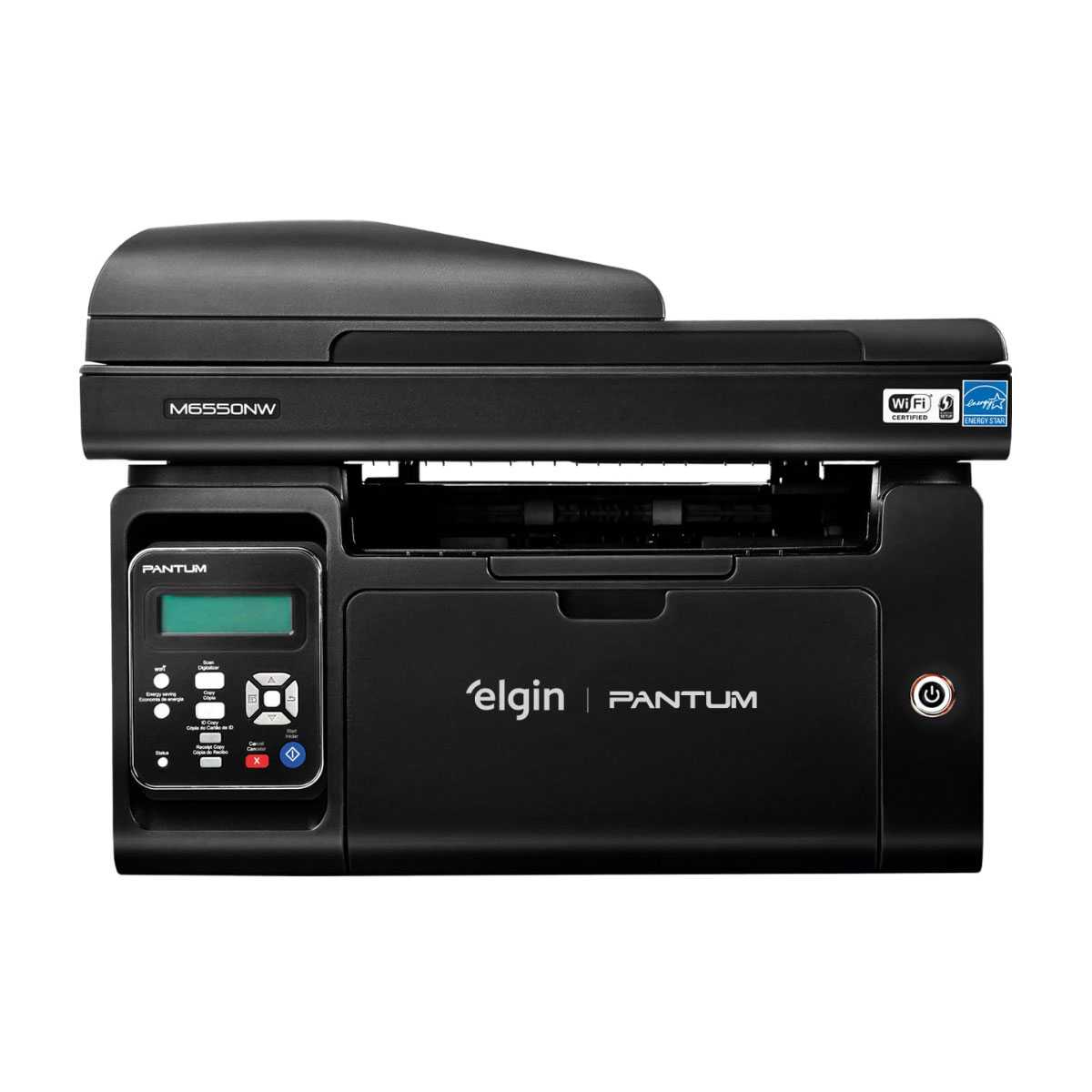 Multifuncional Laser Elgin M6550NW - USB, Rede, Wi-Fi - 110V -Impressora, Copiadora e Scanner