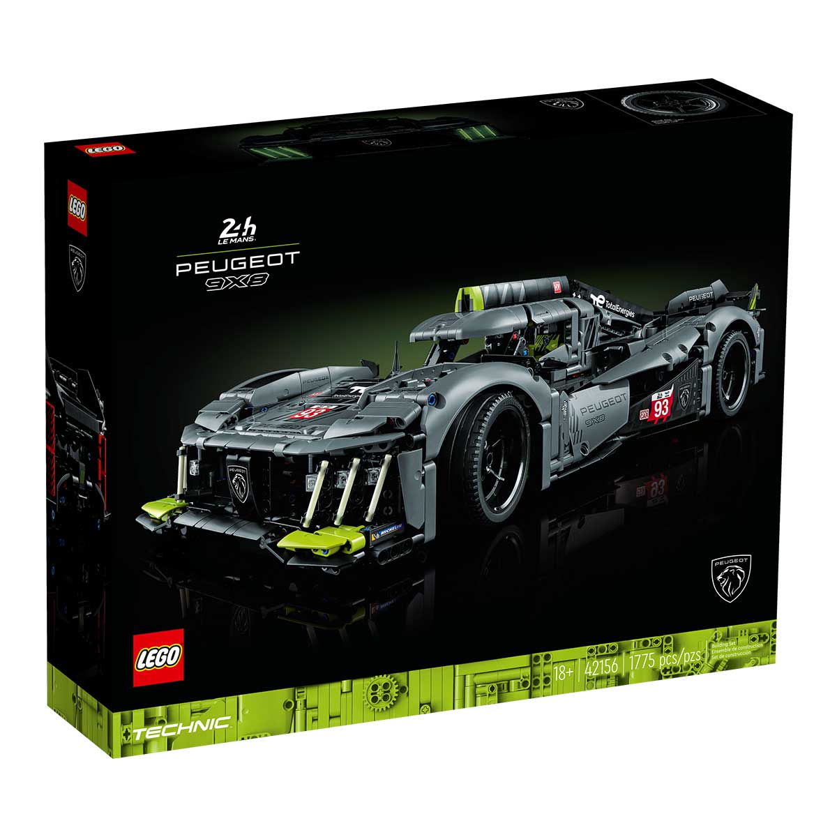 LEGO Technic - Peugeot 9X8 24H Le Mans Hybrid Hypercar - 42156