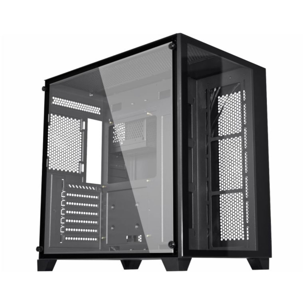 Gabinete Gamer K-Mex Space P2R4 - Lateral e Frontal em Vidro Temperado - USB 3.0 - ATX - Preto