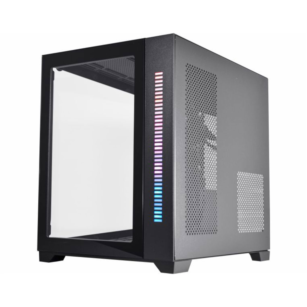 Gabinete Gamer K-Mex Space Z1 02AD - Lateral e Frontal em Vidro Temperado - USB 3.0 - Iluminação LED - Micro ATX - Preto