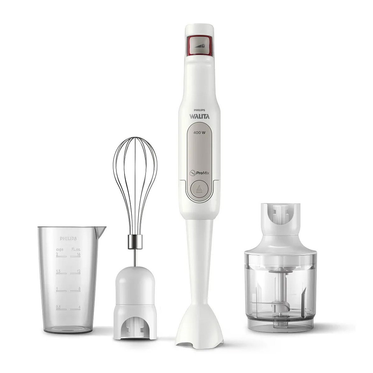 Mixer de Alimentos ProMix Philips Walita RI2622/32 - 127V - 400W - Função turbo - Copo 1L - Branco