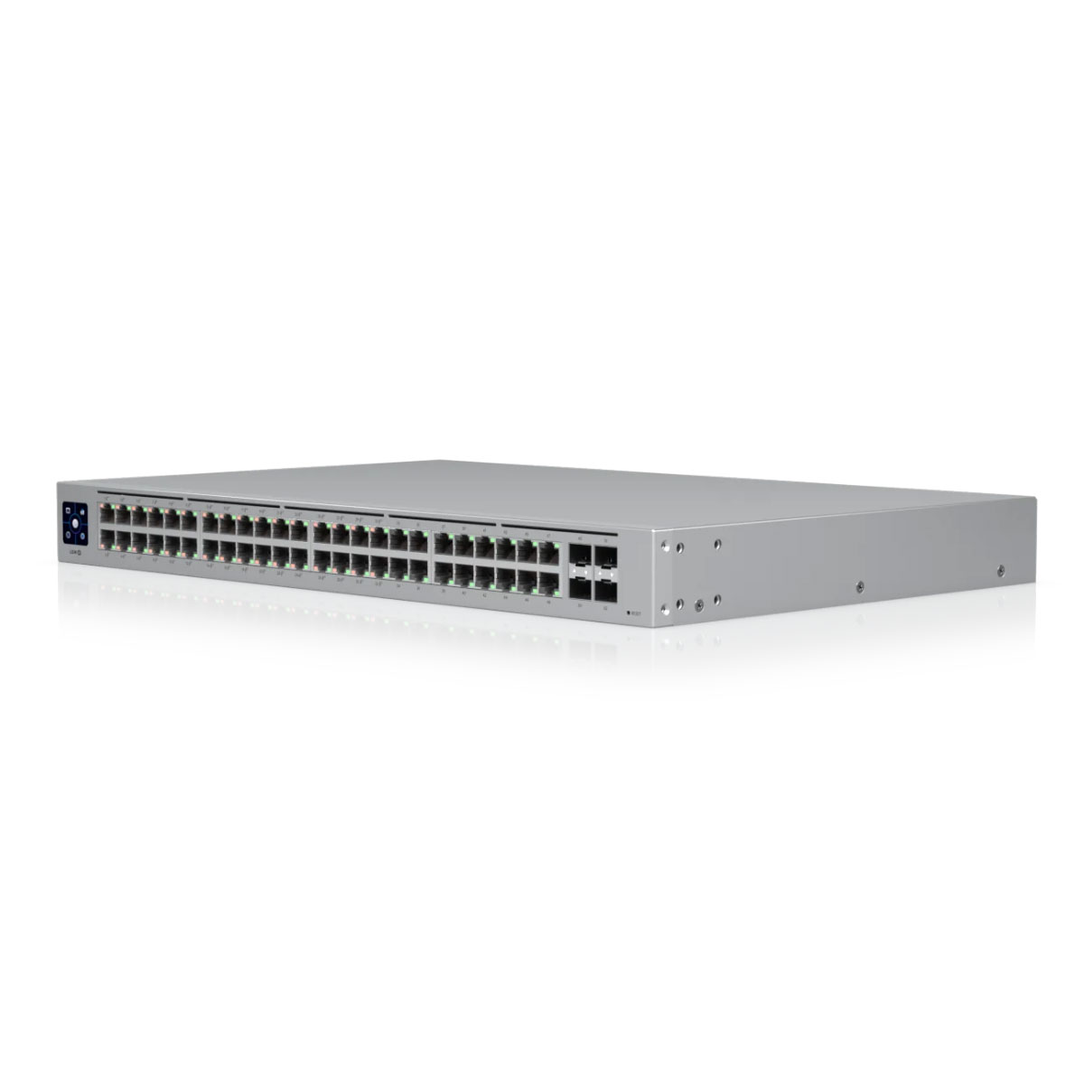 Switch 48 Portas Ubiquiti UniFi - 48 Portas Gigabit - 4 Portas SFP Gigabit - PoE+ - Gerenciável - USW-48-PoE