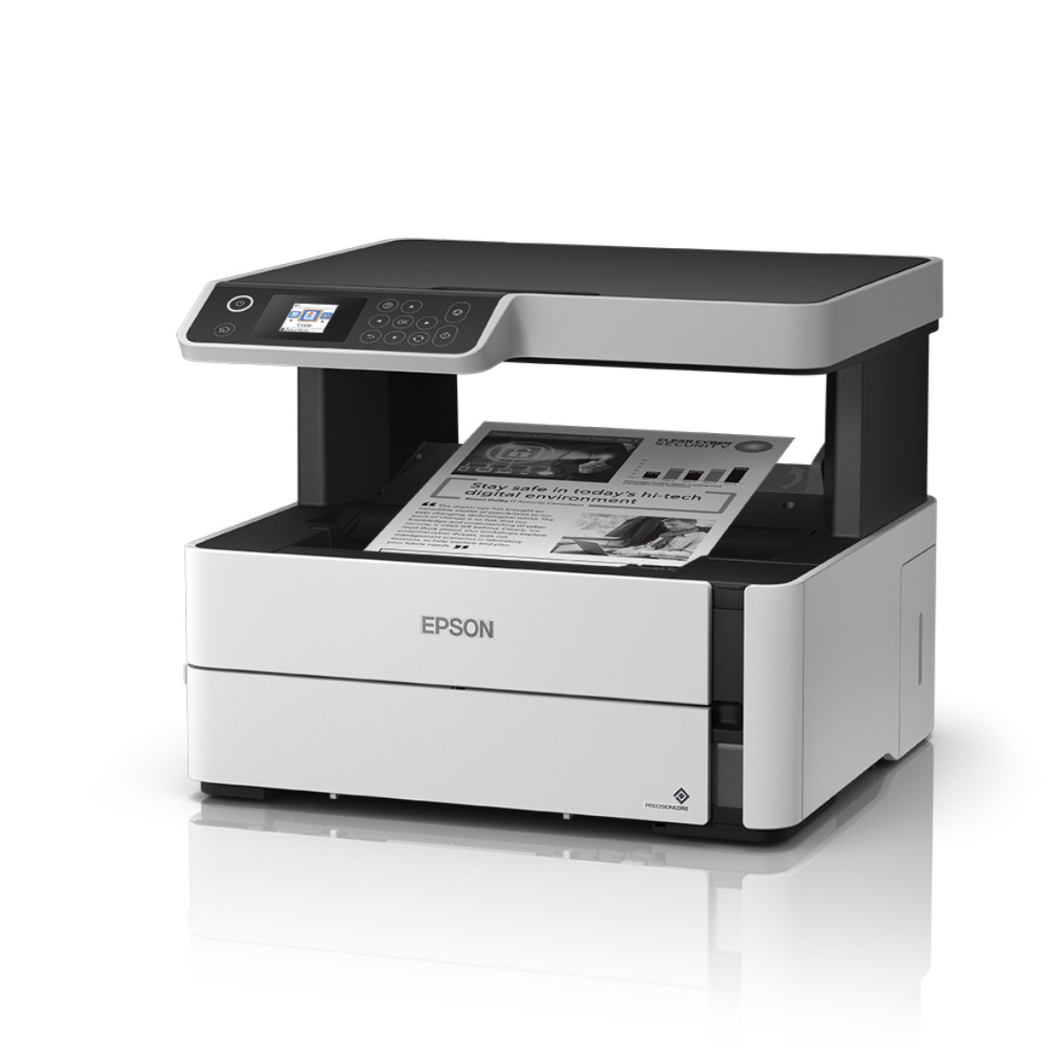 Multifuncional Epson EcoTank M2170 Mono - com Tanque de Tinta - Duplex Frente e Verso - USB, Rede, Wi-Fi - Impressora, Copiadora e Scanner