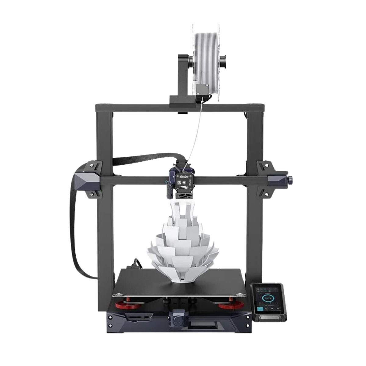 Impressora 3D Creality Ender-3 S1 Plus - FDM - Impressão 160mm/s - Extrusão 260°C - USB e Entrada SD - Display Touch