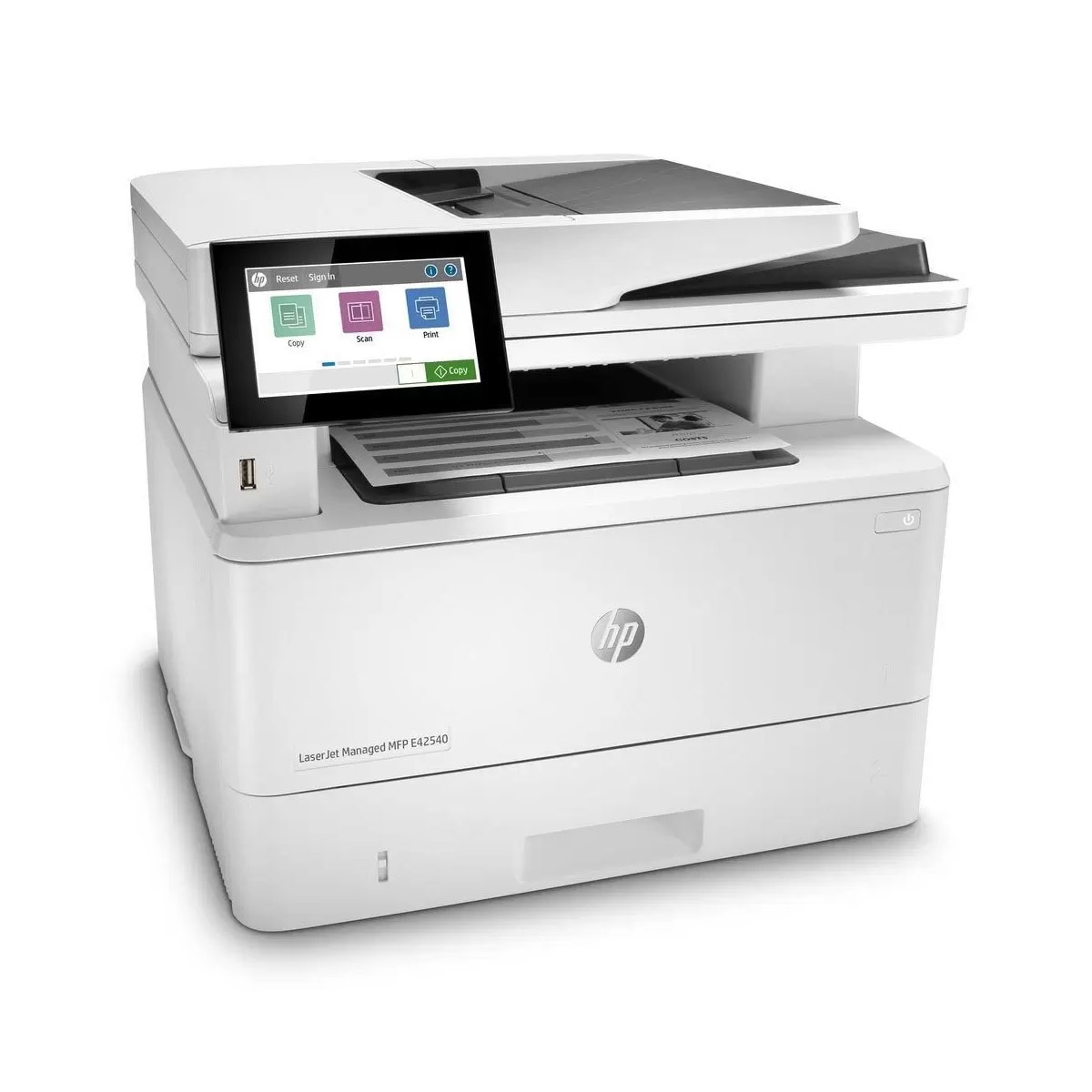 Multifuncional Laser HP LaserJet E42540F - 110V - Duplex Frente e Verso - USB, Rede, Wi-Fi, Wi-Fi Direct® - Impressora, Copiadora, Scanner e Fax - 3PZ75A