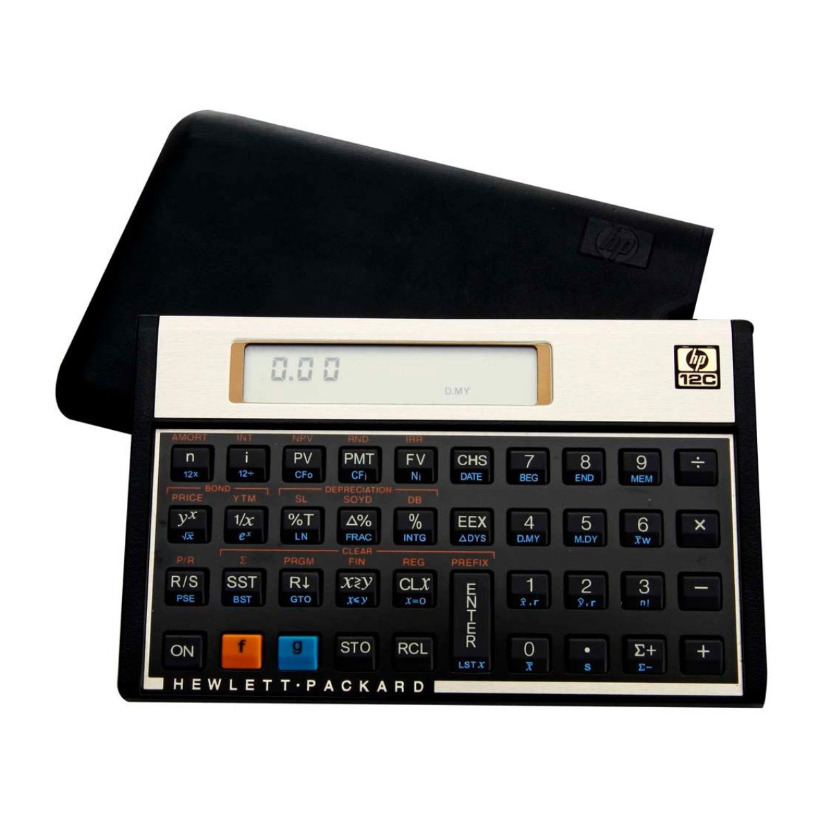 Calculadora Financeira HP 12C Gold - mais de 120 funções - Visor LCD - RPN e ALG