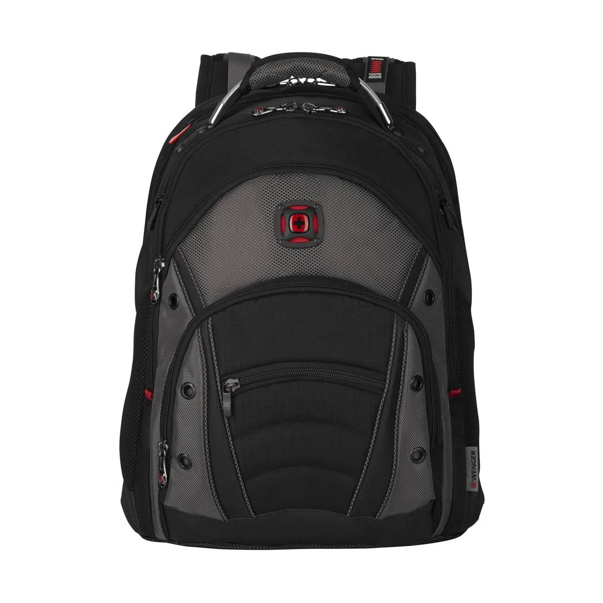 Mochila Wenger Synergy - para notebook e Tablet - Preta e Cinza - 600635