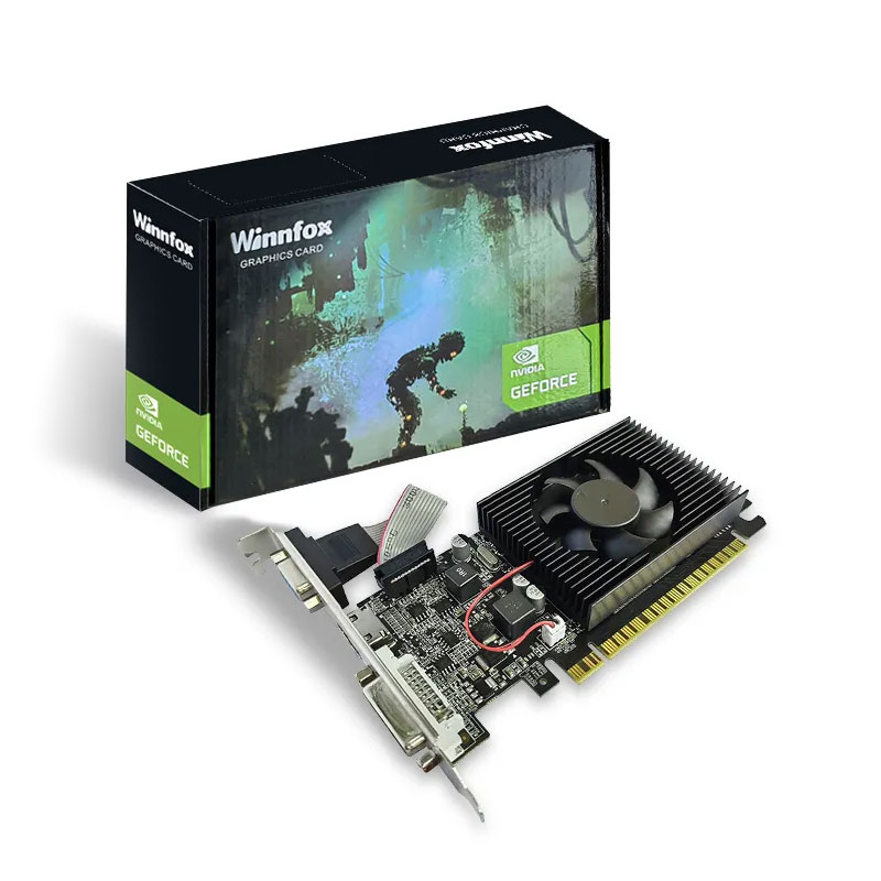 Placa de Vídeo GeForce G210 1GB GDDR3 64bits - Winnfox - G210-1GD3