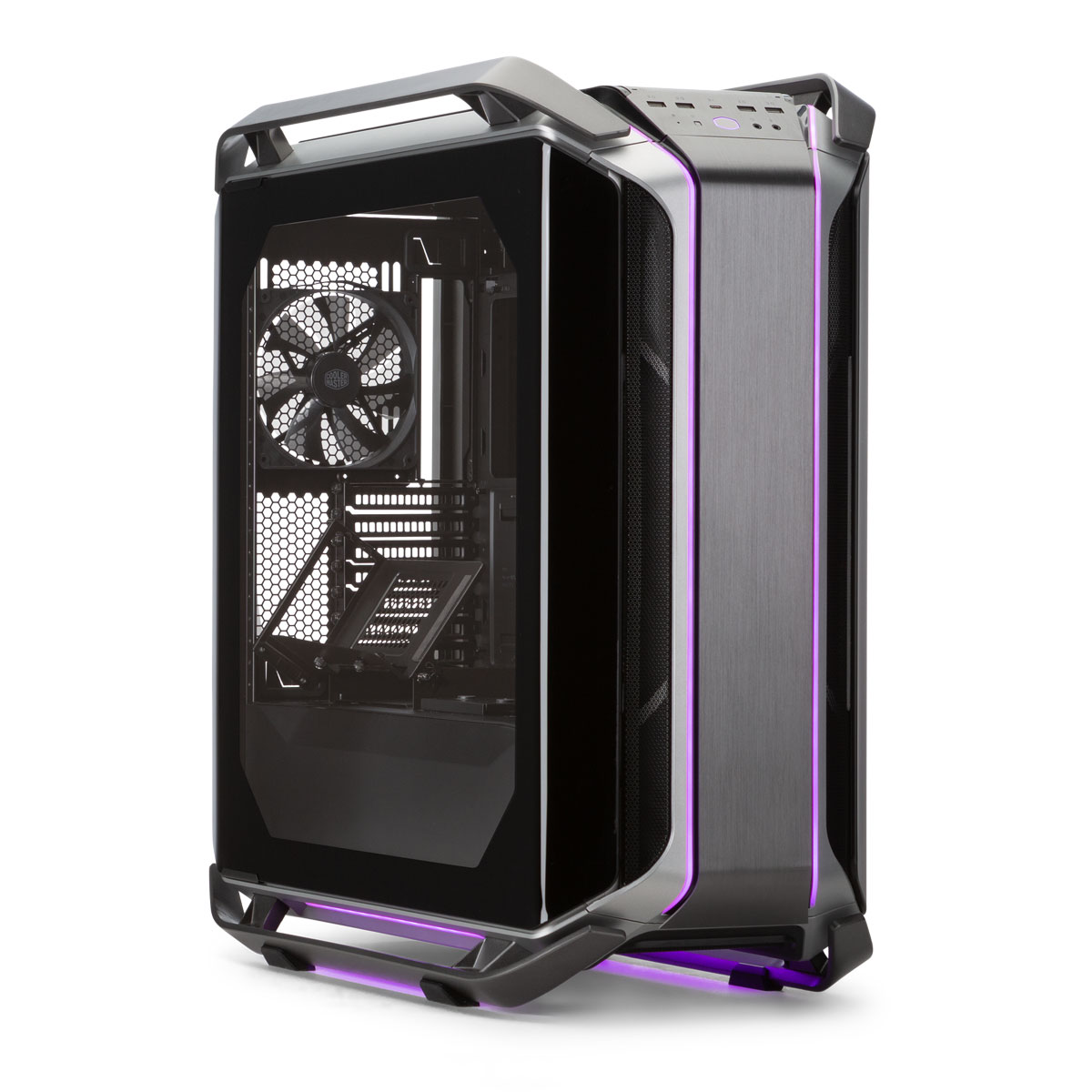 Gabinete Gamer Cooler Master Cosmos C700M - Lateral em Vidro Curvo - USB 3.2 - Full Tower - RGB - 4 Coolers Inclusos - Prata - MCC-C700M-MG5N-S00