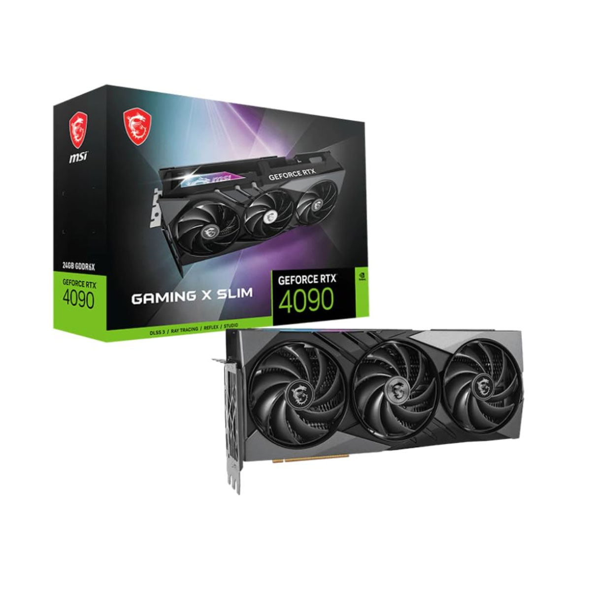 GeForce RTX 4090 24GB GDDR6X 384bits - MSI Gaming Slim - 912-V510-262