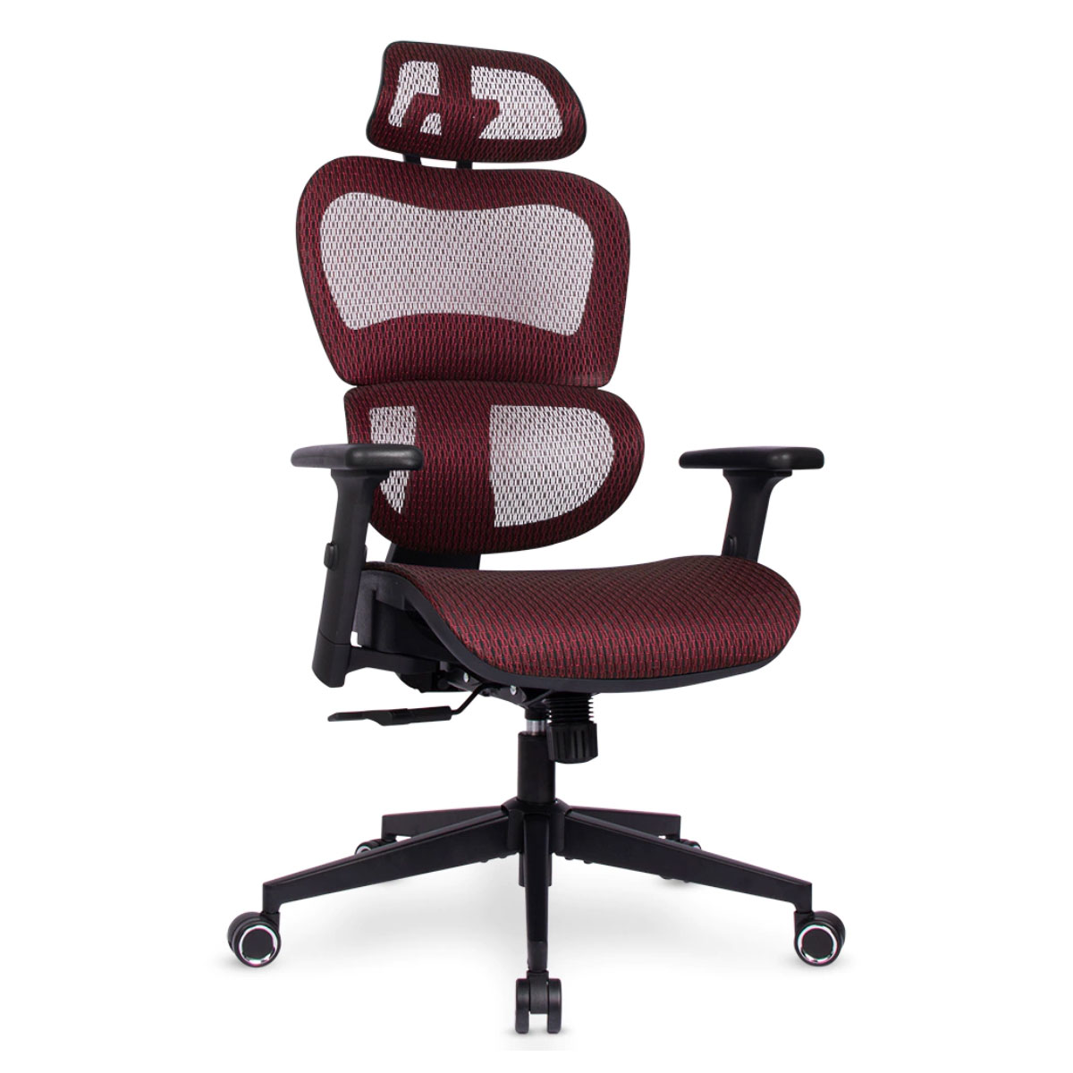 Cadeira de Escritório DT3 Alera Red - Suporte Lombar AWS - Encosto Reclinável 132° - Apoio de Cabeça Ajustável - Vermelha - 13426-6