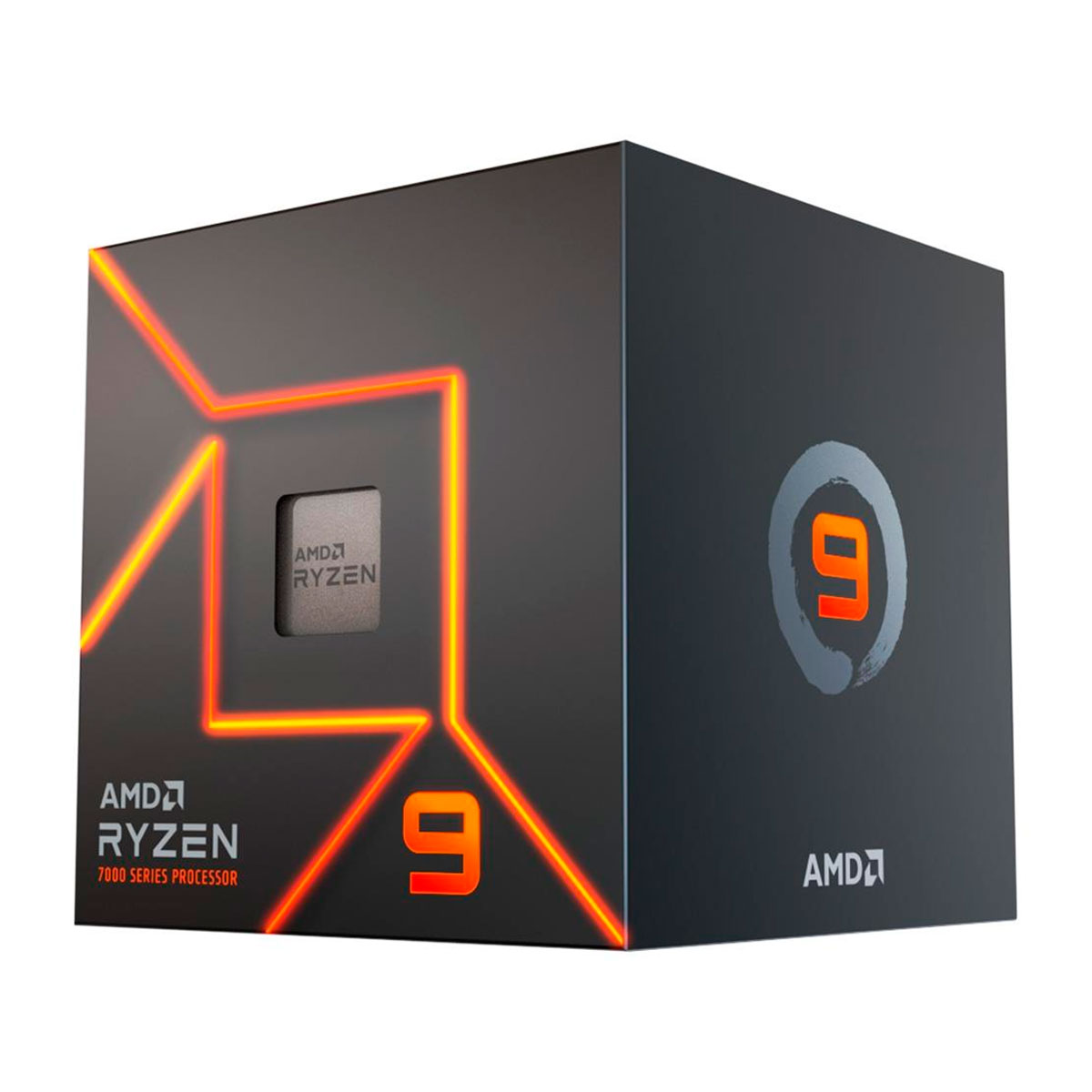 AMD Ryzen 9 7900 - 12 Núcleos - 24 Threads - 3.7GHz (Turbo 5.4 GHz) - Cache 64MB- AM5 - TDP 65W - 100-100000590BOX
