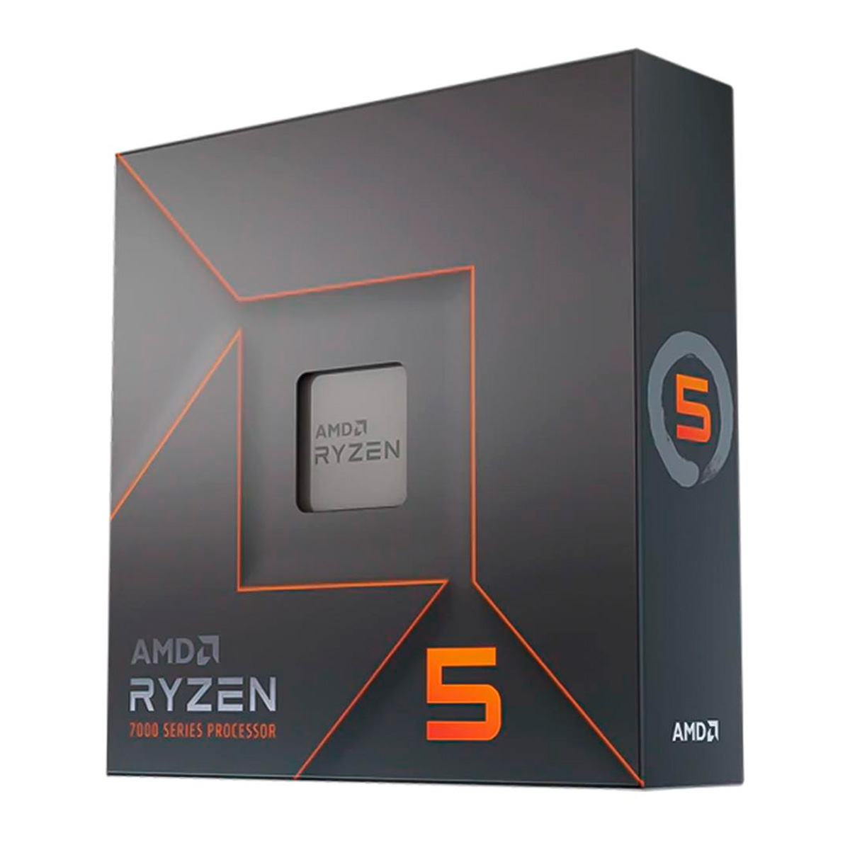 AMD Ryzen 5 7600X - 6 Núcleos - 12 Threads - 4.7GHz (Turbo 5.3 GHz) - Cache 32MB- AM5 - TDP 105W - 100-100000593WOF