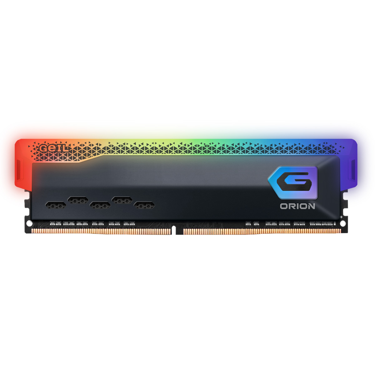 Memória 8GB DDR4 3200MHz Geil Orion RGB - Cinza - GAOSG48GB3200C22SC