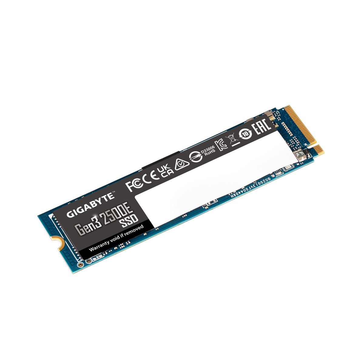 SSD M.2 1TB Gigabyte 2500E - NVMe - Leitura 2400MB/s - Gravação 1800MB/s - GP-GSM2NE3256GNTD