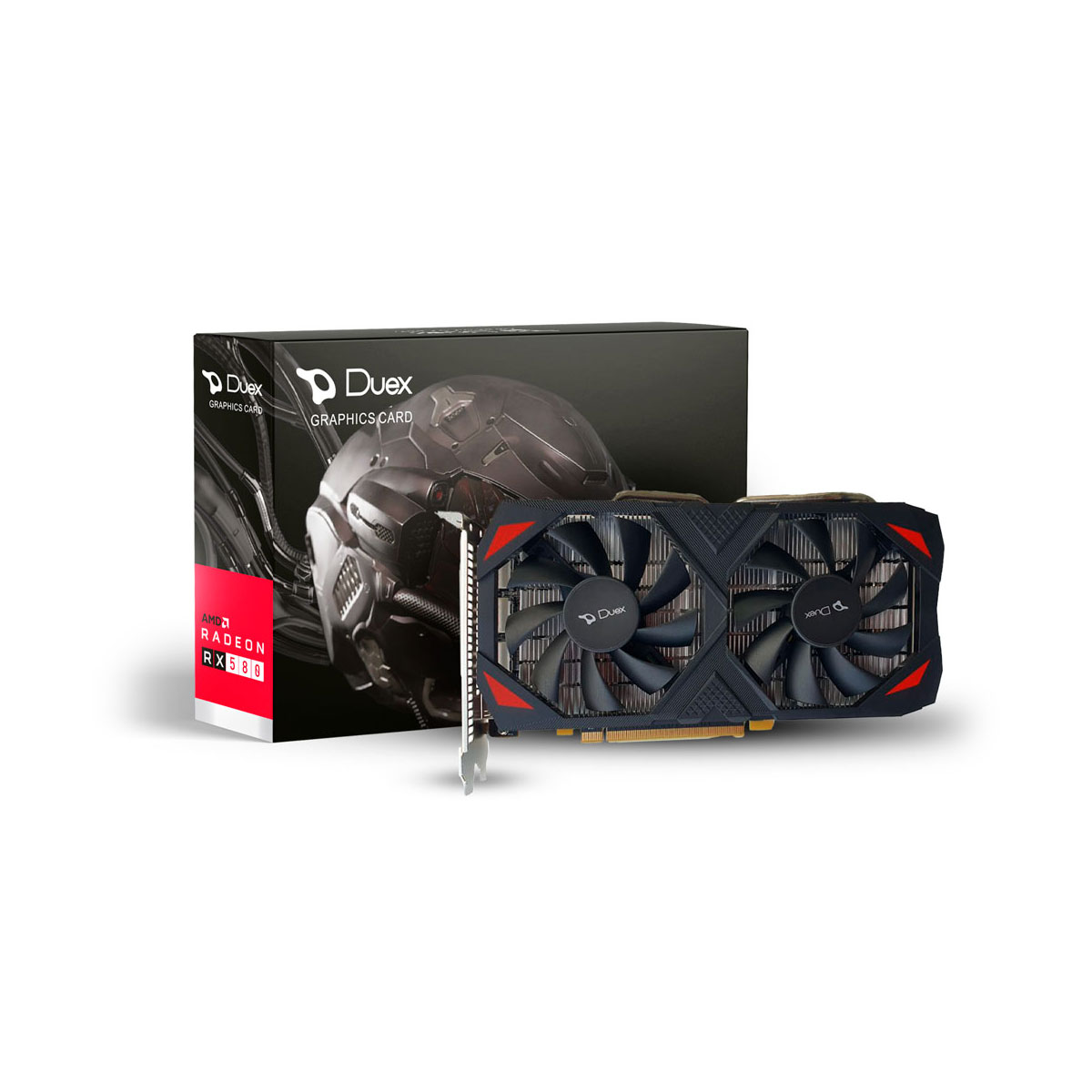 Placa de Vídeo AMD Radeon RX 580 8GB GDDR5 256bits - Duex DX RX580-8GD5