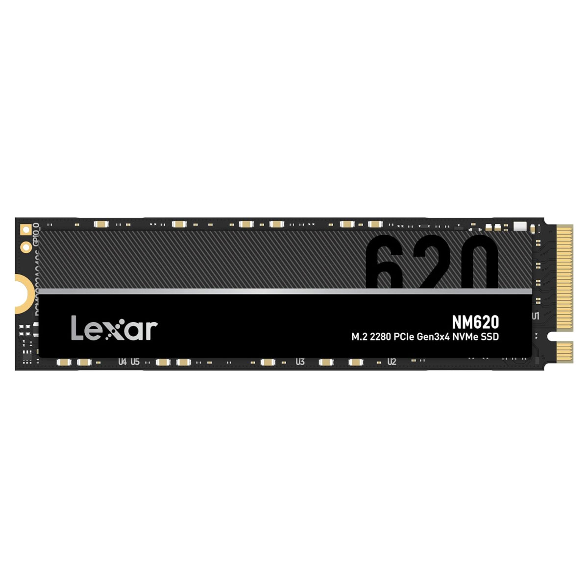 SSD M.2 1TB Lexar NM620 - NVMe - Leitura 3500MB/s Gravação 3000MB/s - LNM620X001T-RNNNU