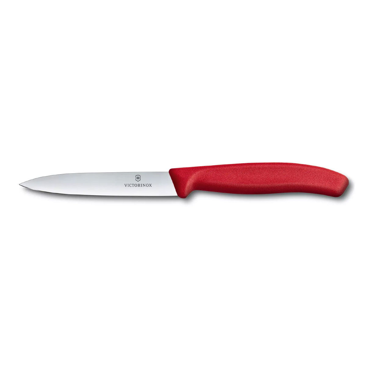 Faca Victorinox Swiss Classic - Lâmina Lisa - 10 cm - Vermelha - 6.7701