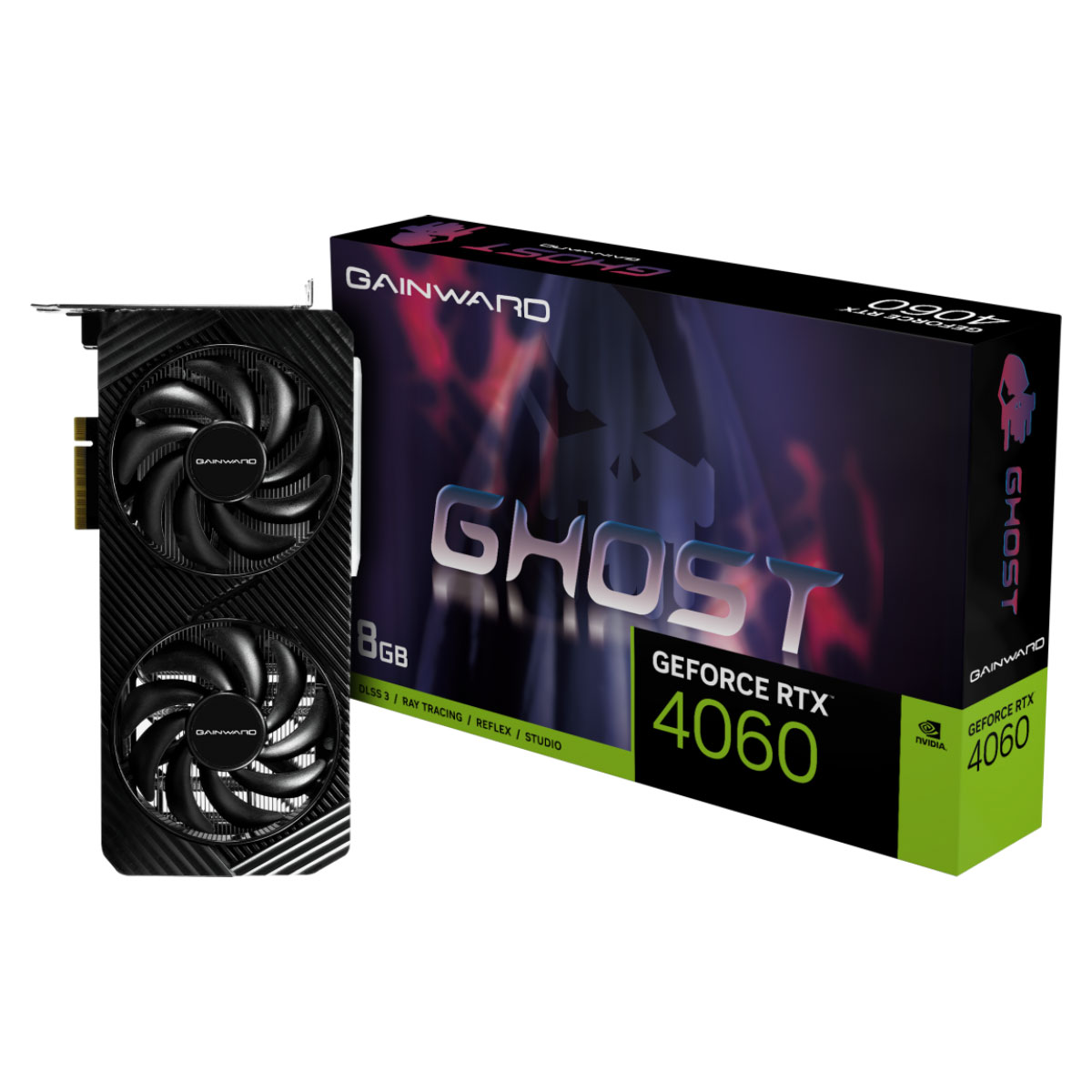 GeForce RTX 4060 8GB GDDR6 128bit - Ghost Series - Gainward NE64060019P1-1070B