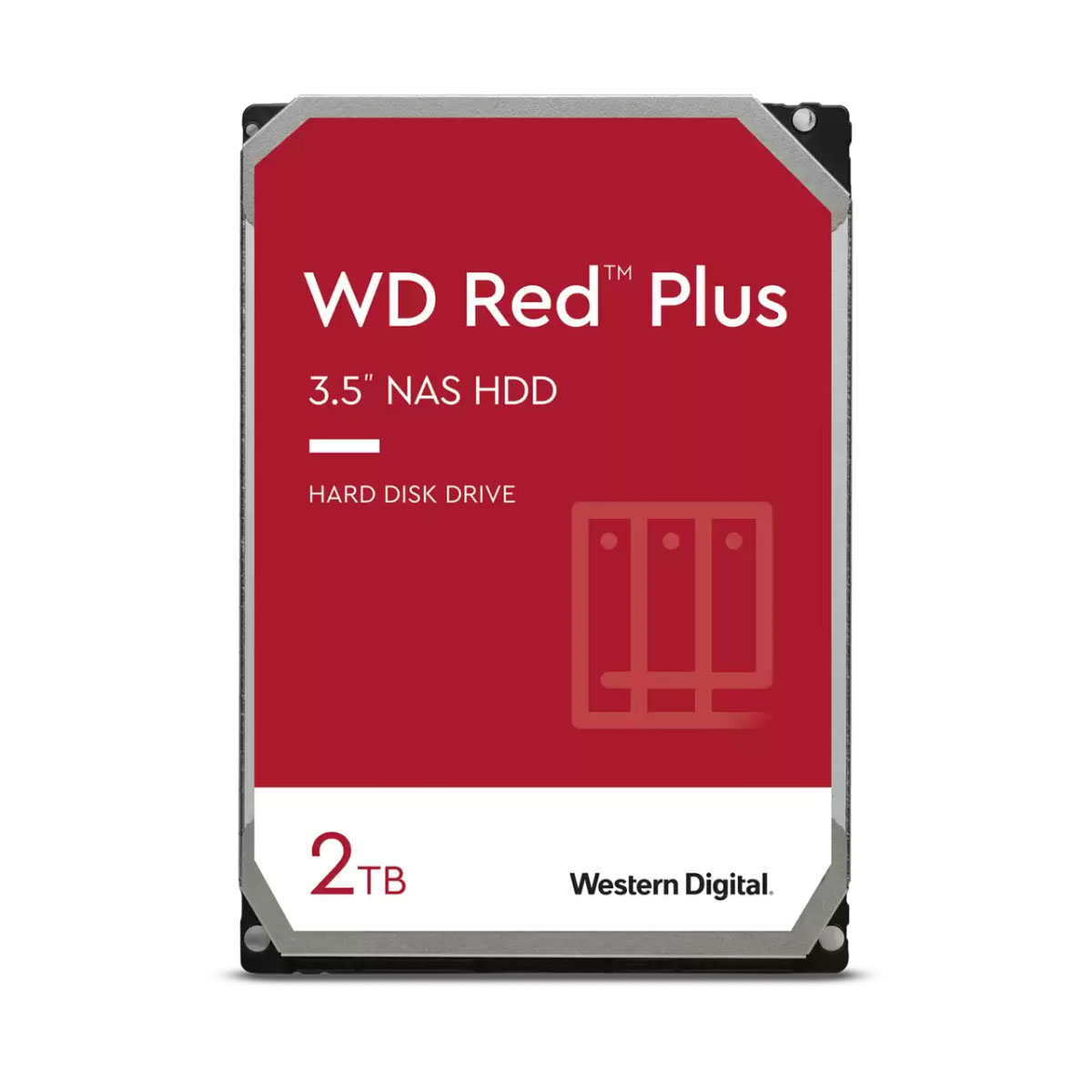 HD 2TB NAS SATA - 5400RPM - 64MB Cache - Western Digital RED PLUS - WD20EFPX