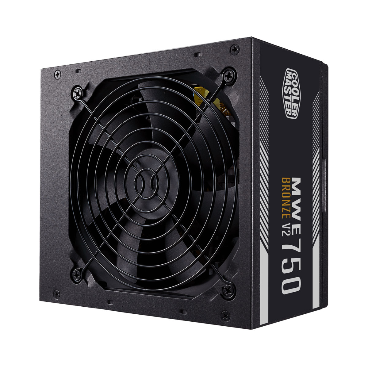 Fonte 750W Cooler Master MWE 750 Bronze V2 - PFC Ativo - Eficiência 85% - 80 PLUS® Bronze - MPE-7501-ACAAW-BBR