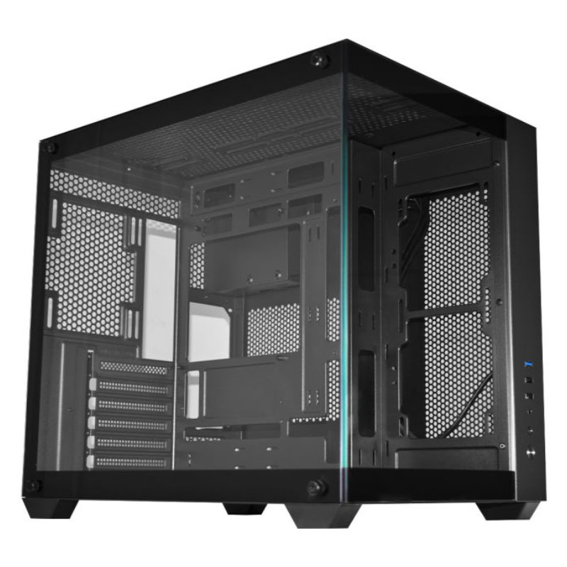 Gabinete Gamer K-Mex Hammerhead Shark CGSYH6 - Lateral e Frontal em Vidro - ATX - Preto