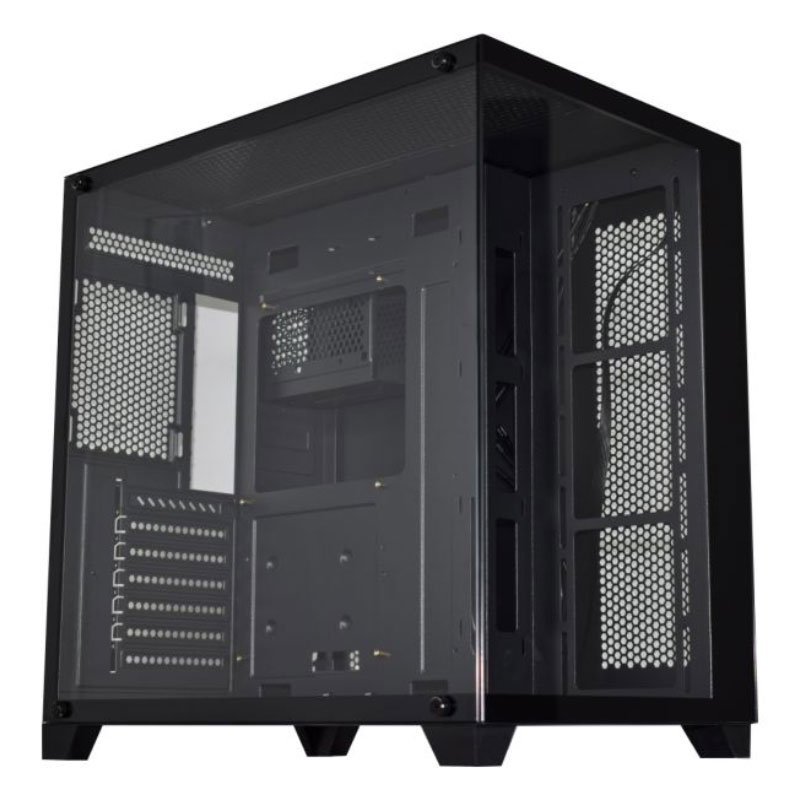 Gabinete Gamer Aquário K-Mex Ghost Shark CG02J1 - Lateral e Frontal em Vidro - ATX - Preto