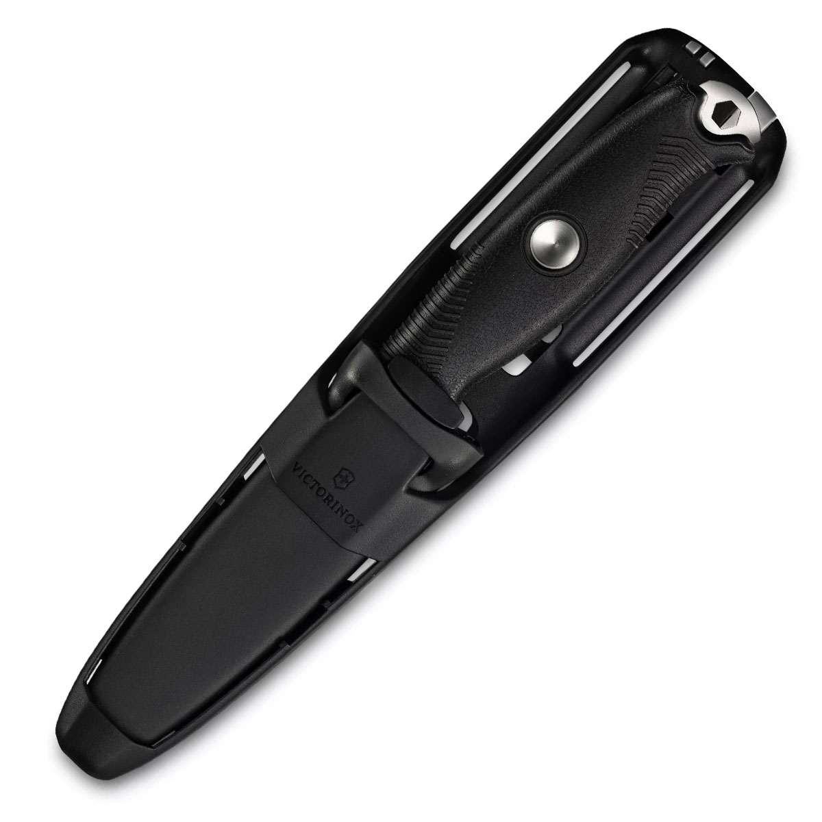 Faca Victorinox Venture Pro - Lâmina fixa - Cabo Antiderrapante - 9 Funções - Preta - 3.0903.3F