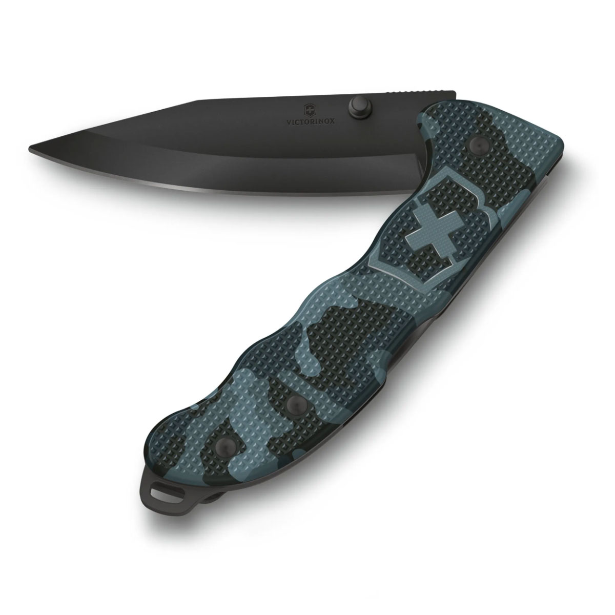 Canivete Victorinox Evoke BSH Navy Camouflage - Lâmina Preta - 4 funções - Azul - 0.9425.DS222