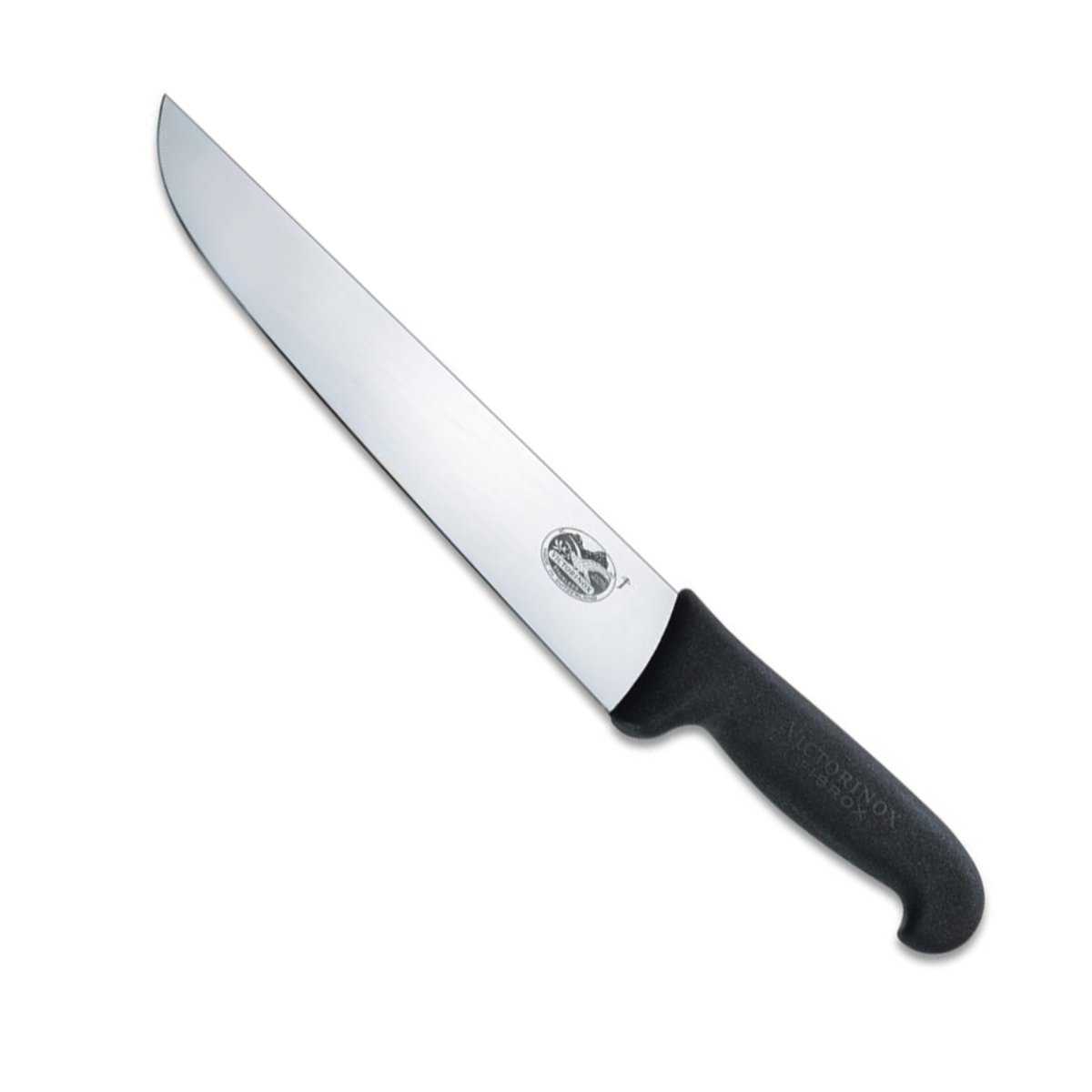 Faca Victorinox Fibrox Profissional - Lâmina Reta - Certificação NSF - 18 cm - Preta - 5.5203.28