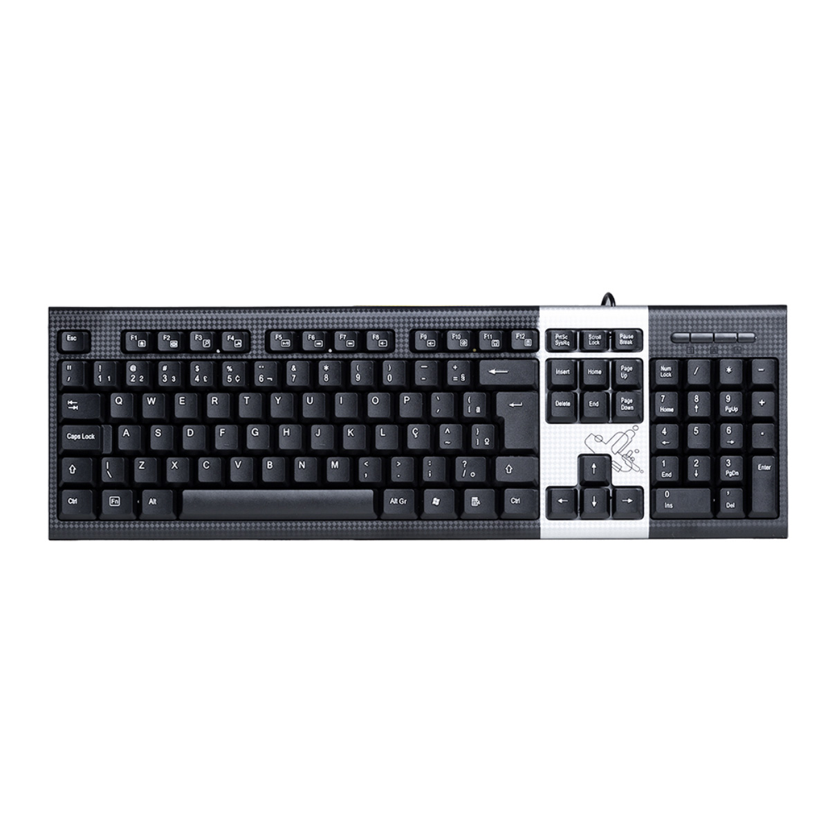 Teclado USB Multimidia Maxprint Industrial Standard - ABNT2 - Preto - 60000080