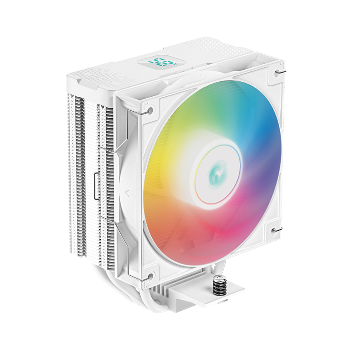 Cooler para Processador DeepCool AG400 Digital - Intel / AMD - ARGB - Branco - R-AG400-WHADMN-G-1