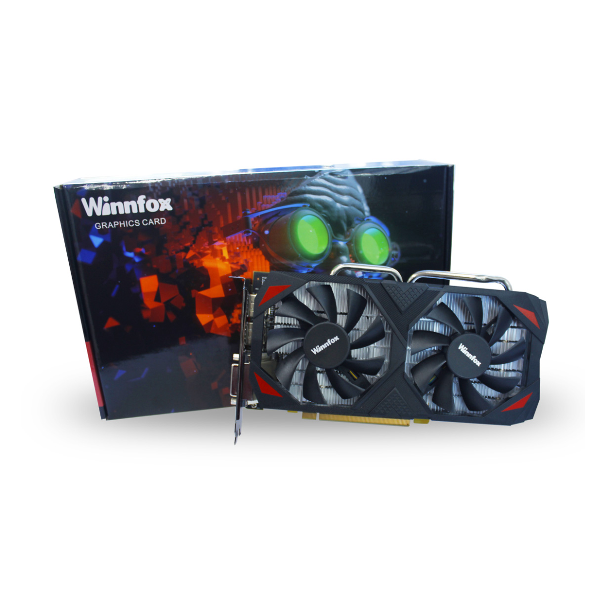 Placa de Vídeo AMD Radeon RX 580 8GB GDDR5 256bits - Winnfox RX580-8GD5