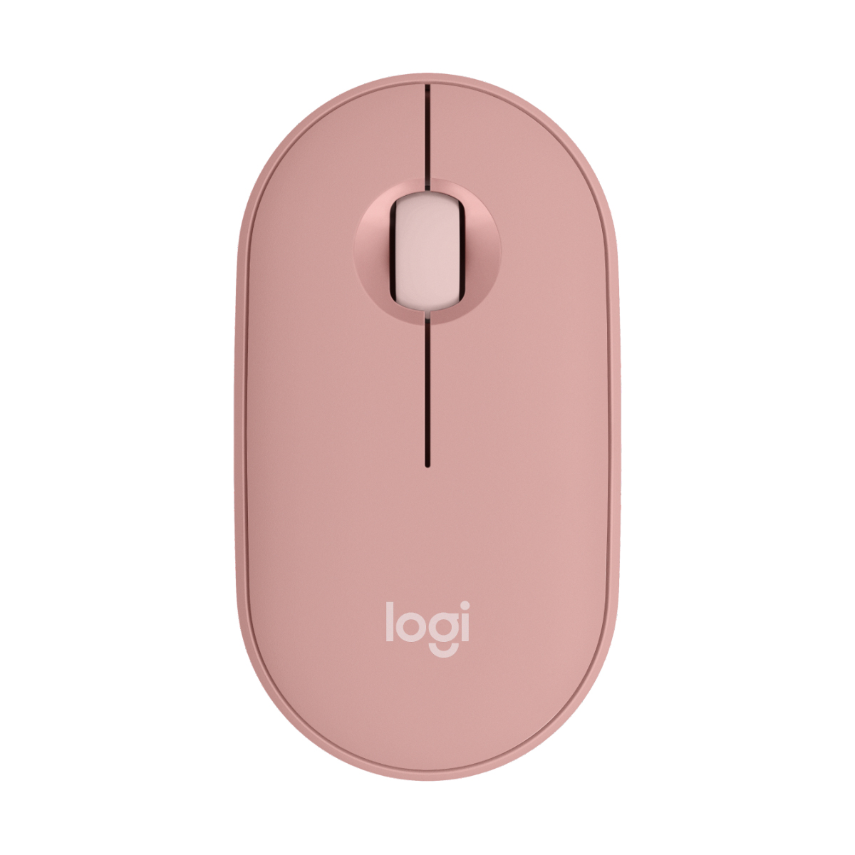 Mouse sem Fio Logitech Pebble 2 M350s - Bluetooth - Easy-Switch - 4000dpi - Compacto - Rosa - 910-007048