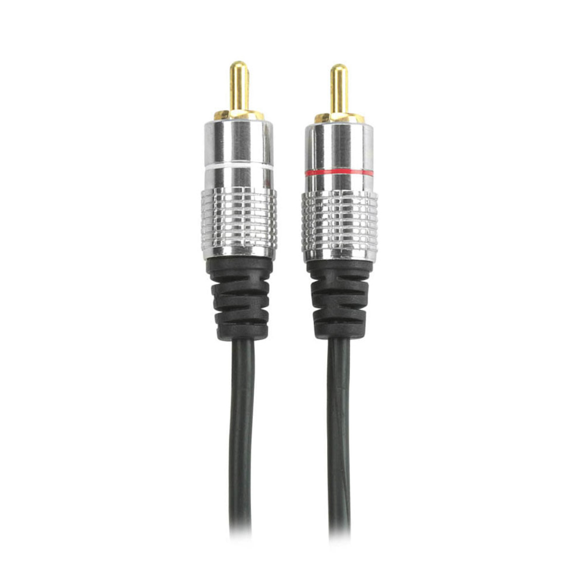 Cabo Coaxial RCA Duplo - Video, Audio, Soundbar, Subwoofer - 3 metros - Chipsce PIX 018-0471