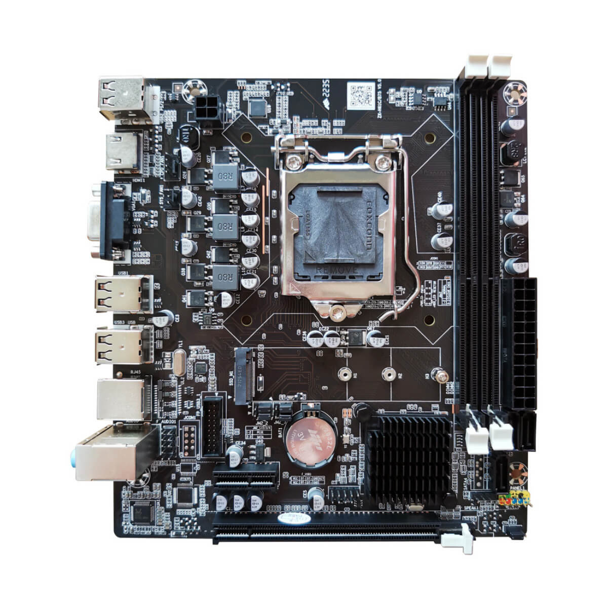 Placa Mãe Bluecase BMBH61-D2HG-M2EXR2BLK REV 2.0 - (LGA 1155 DDR3) - Chipset Intel H61 - Slot M.2 - Micro ATX - OEM