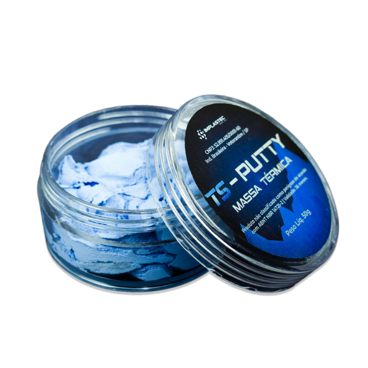 Pasta Térmica Implastec TS Putty - Massa Térmica - 50g - 12,8W/MK - PATSPT0050PT