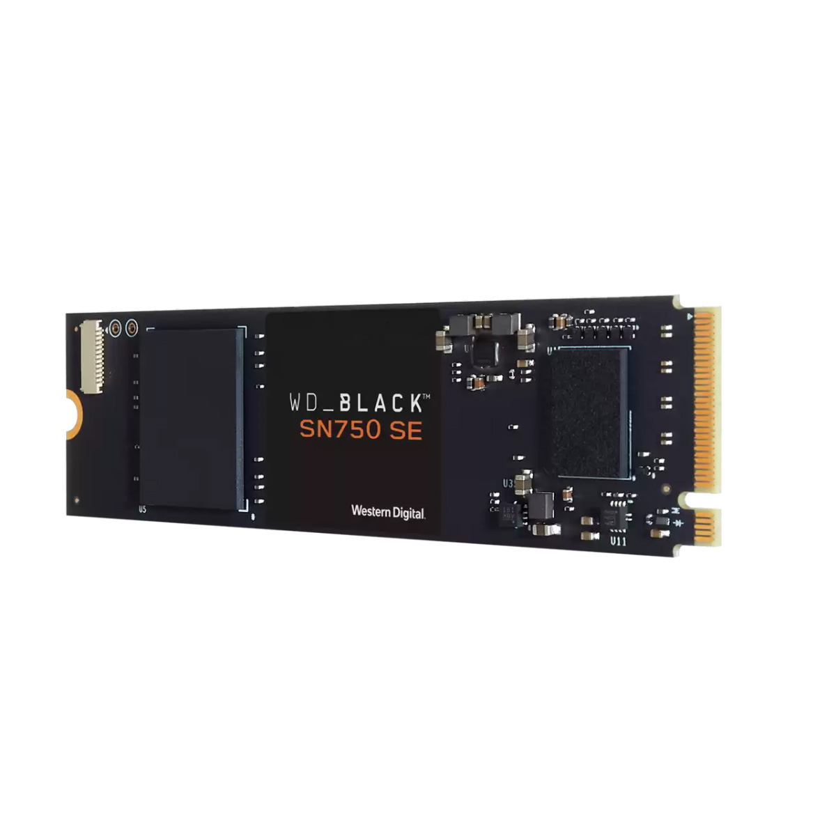 SSD M.2 500GB Western Digital Black SN750 SE - NVMe - Leitura 3600Mb/s Gravação 2000MB/s - WDS500G1B0E