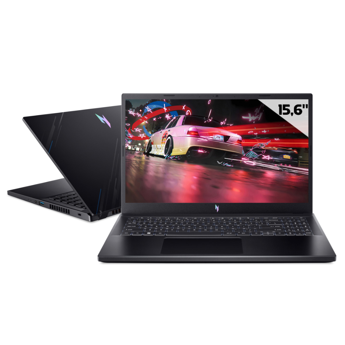 Notebook Acer Nitro V15 ANV15-51-58QL Gamer - Intel i5 13420H, 16GB, SSD 1TB, GeForce RTX 2050, Tela 15.6