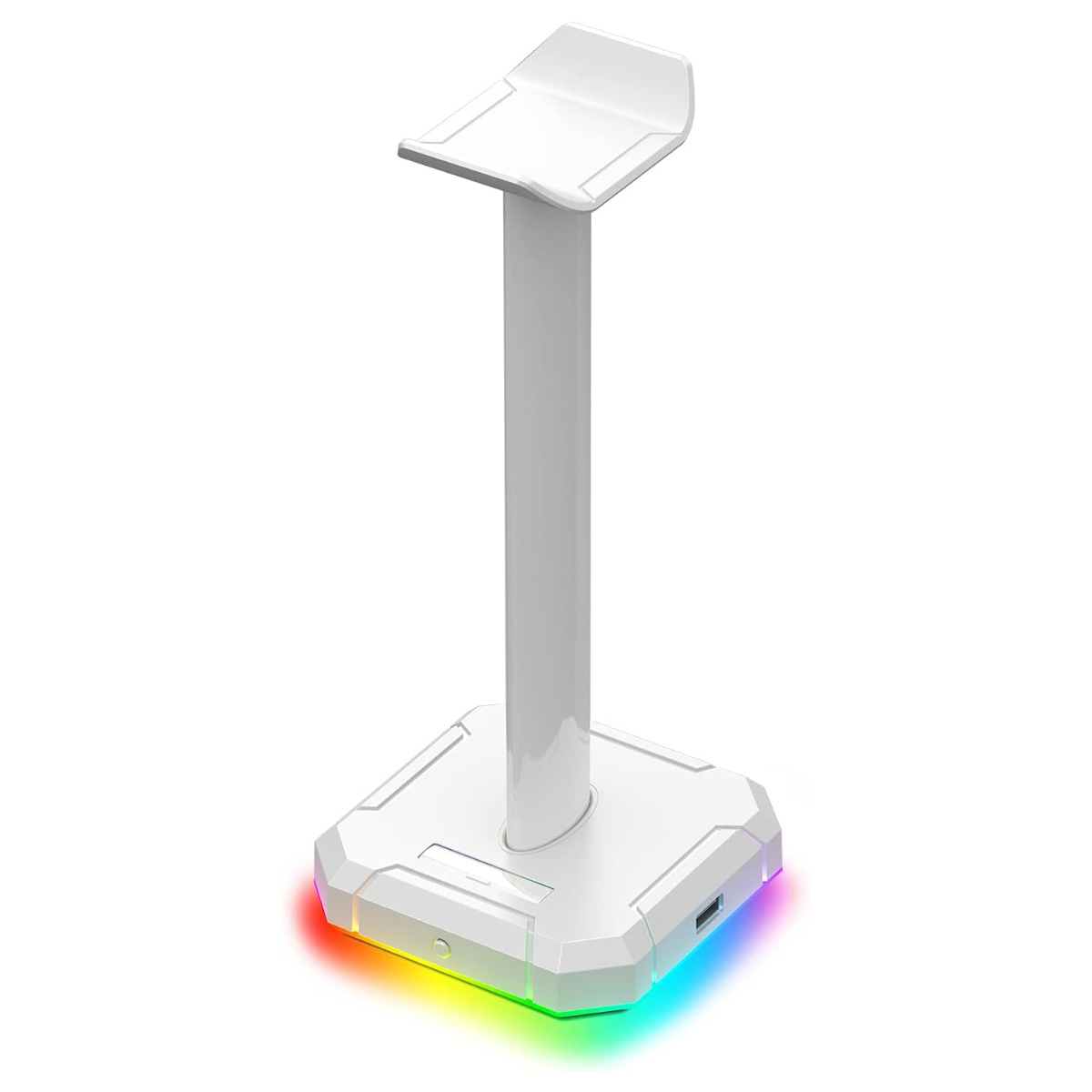 Suporte para Headset Redragon Scepter Pro Lunar White - RGB - USB - Branco - HA300-W