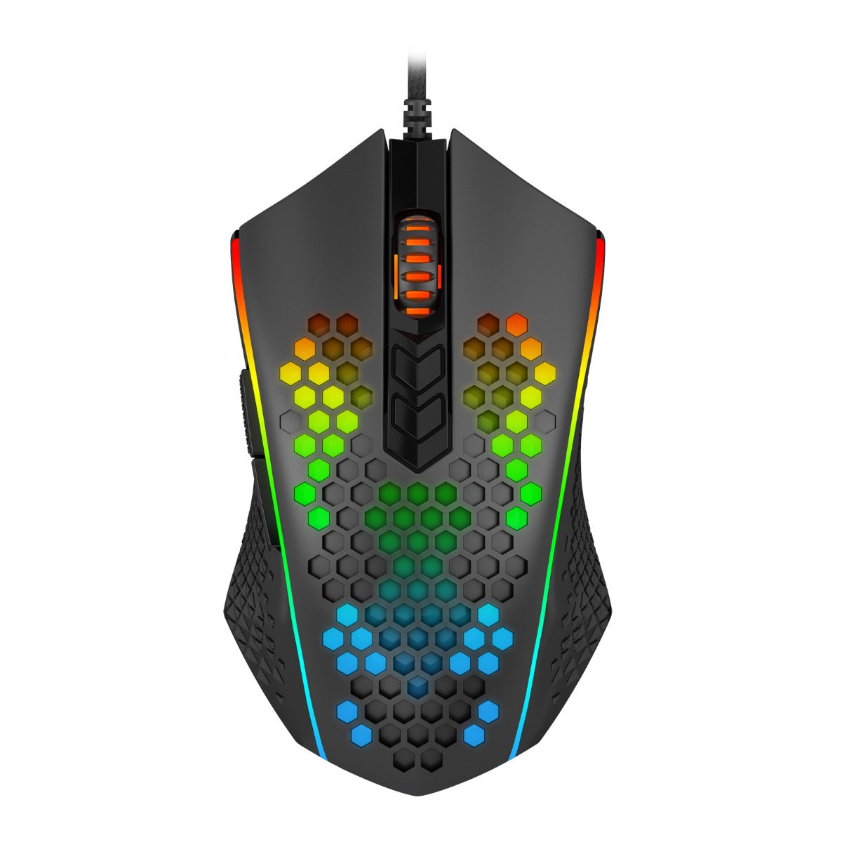 Mouse Gamer Redragon Memeanlion Honeycomb - 12400dpi - 7 Botões - Iluminação RGB - Preto - M809-K