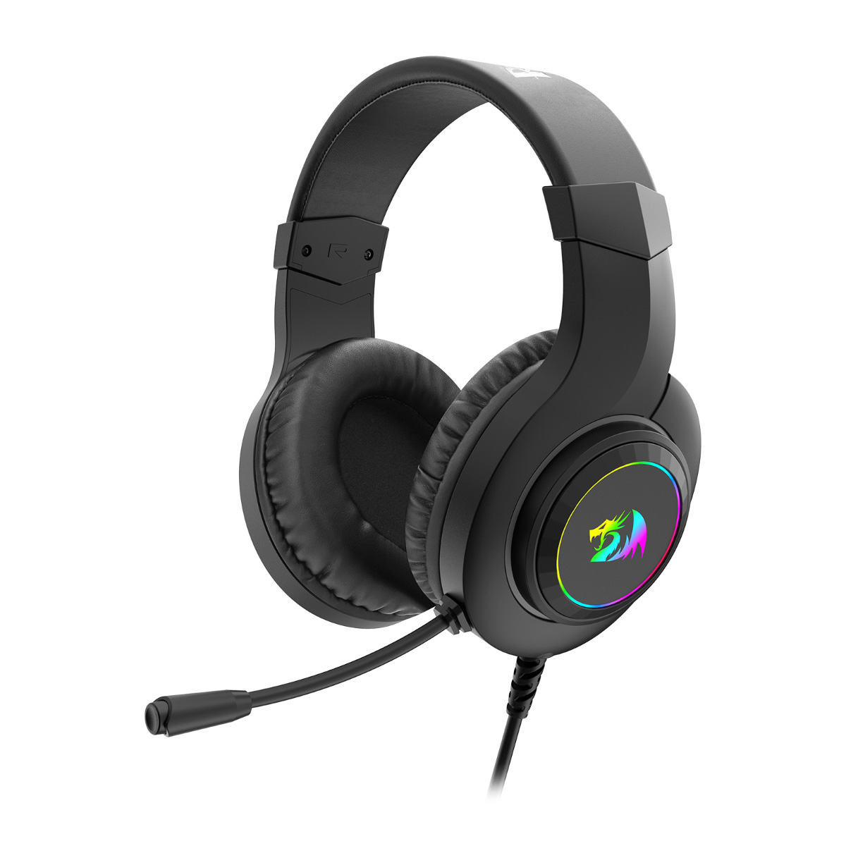 Headset Gamer Redragon Hylas H371 - RGB - Surround 7.1 - Drivers 50mm - USB - Preto