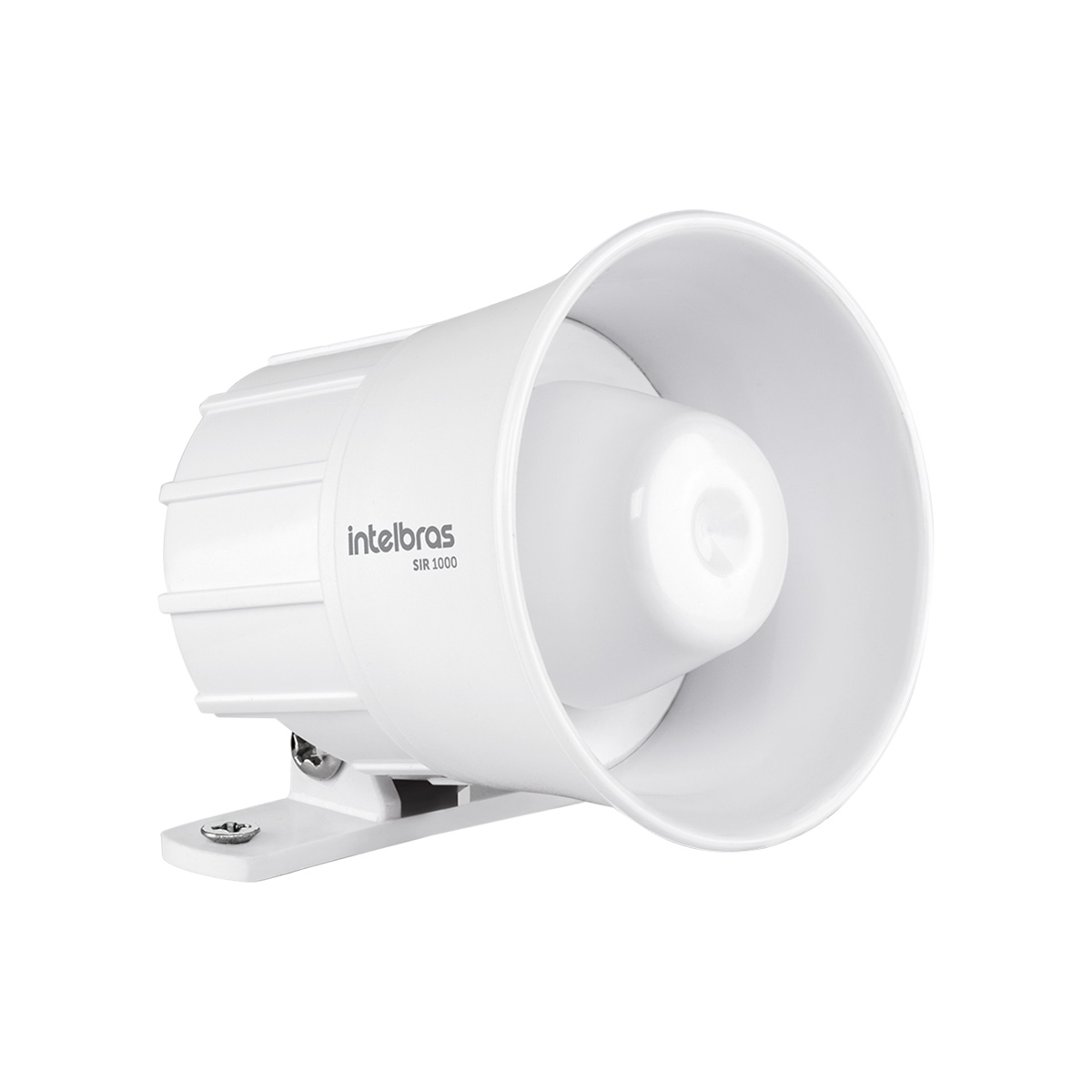 Sirene para Alarme - 9 a 15 VDC - Piezoelétrica - 105dB - Branca - Intelbras SIR 1000