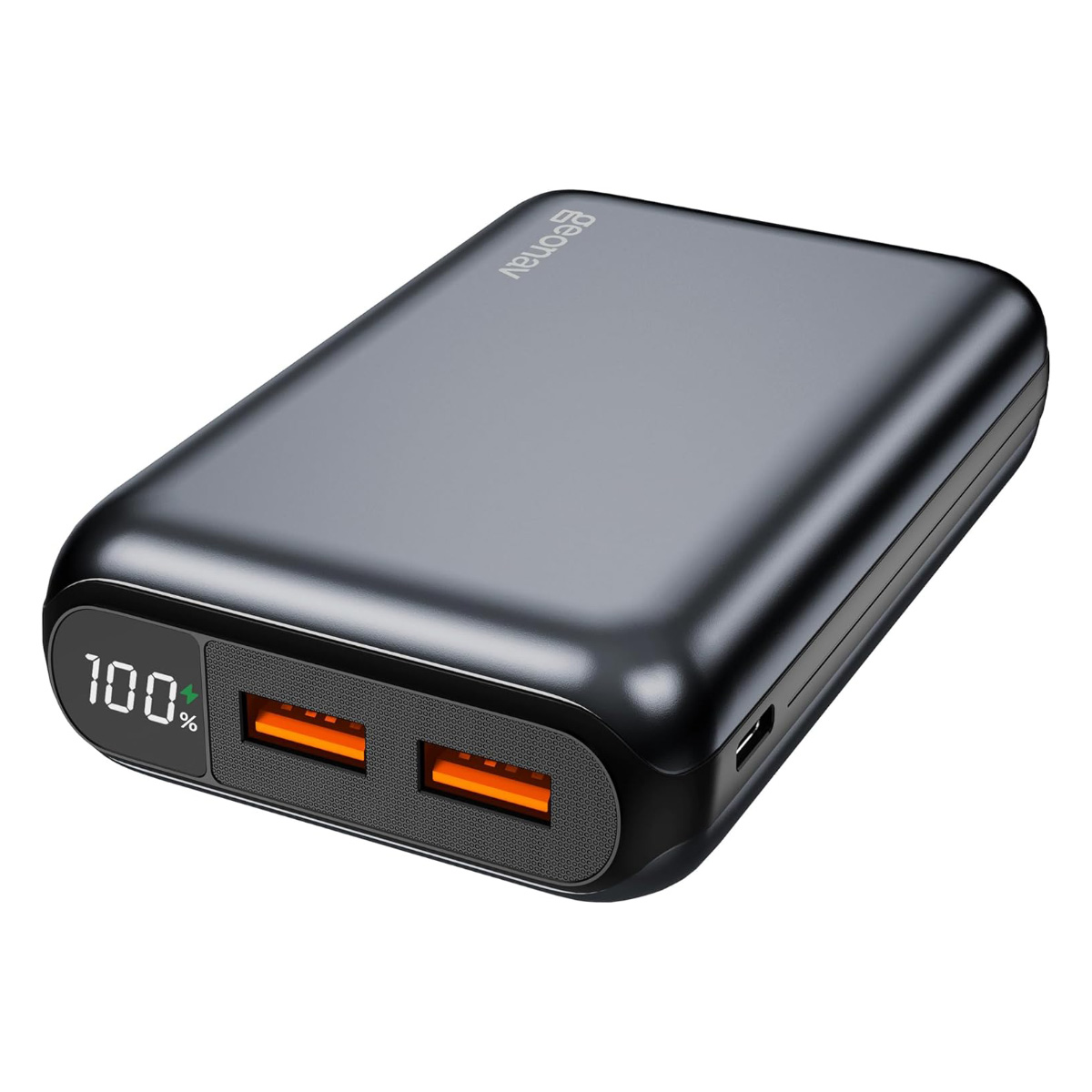 Power Bank Carregador Portátil Universal Geonav PB20K20WSG - Com Display - 20000 mAh - Carregamento Rápido - USB-C e USB - Cinza Espacial