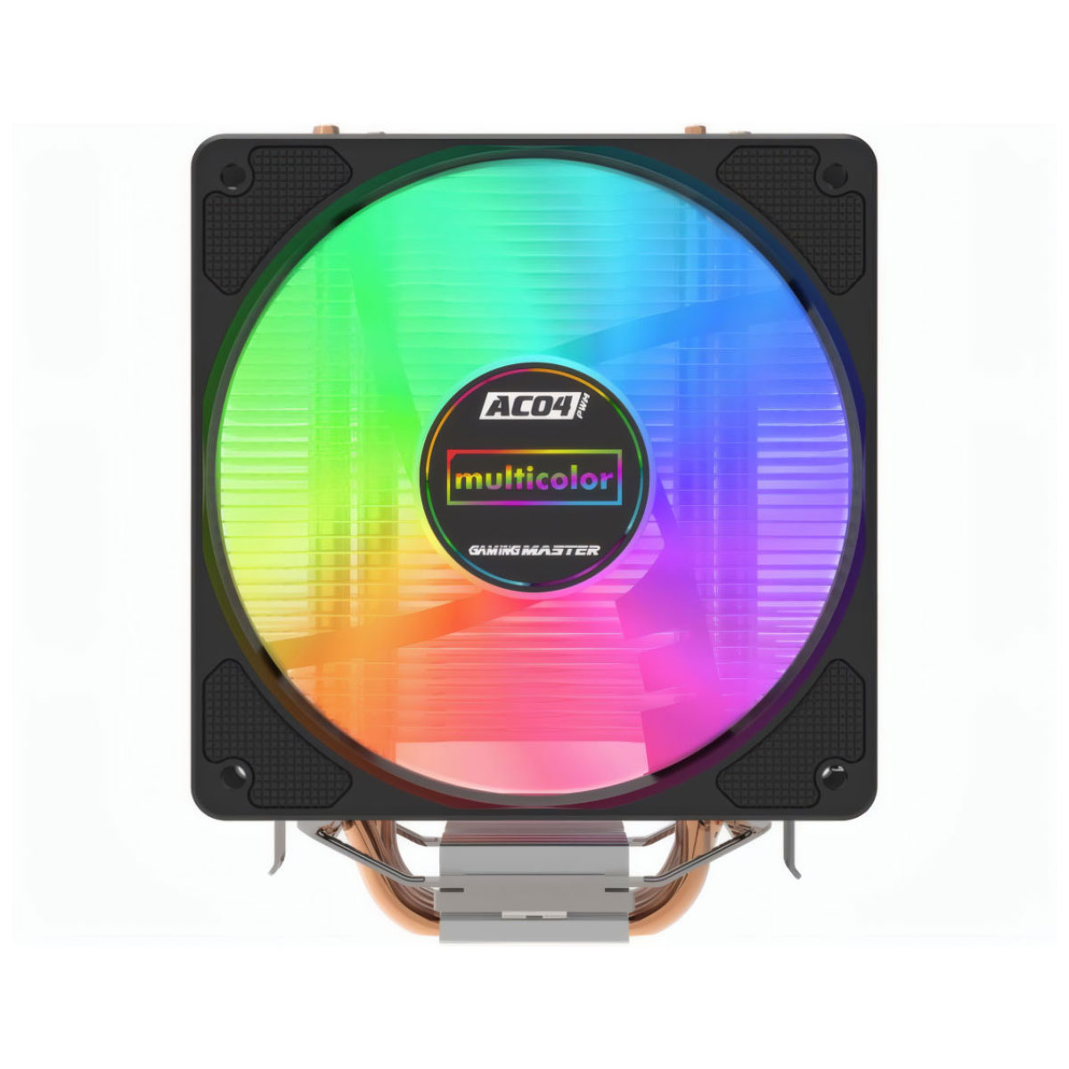 Cooler para Processador K-Mex AC04 - Intel / AMD - LED Multicolor - Com PWM - AC04004400TXB0X