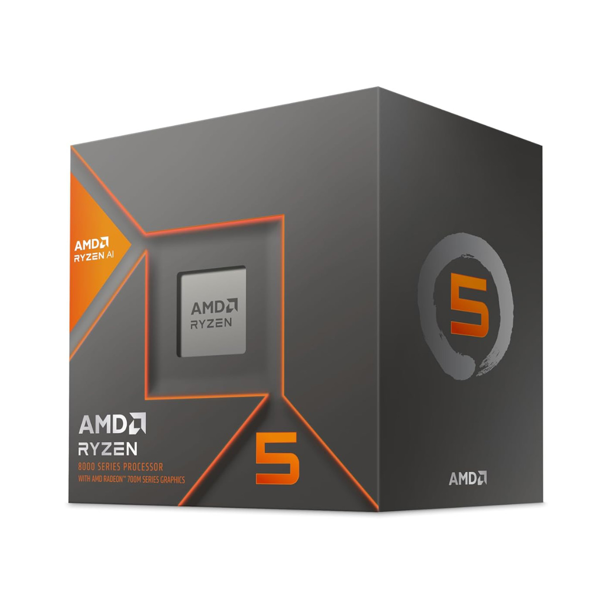 AMD Ryzen 5 8600G - 6 Núcleos - 12 Threads - 4.3GHz (Turbo 5.0 GHz) - Vídeo Integrado - Cache 22MB - AM5 - TDP 65W - 100-100001237BOX