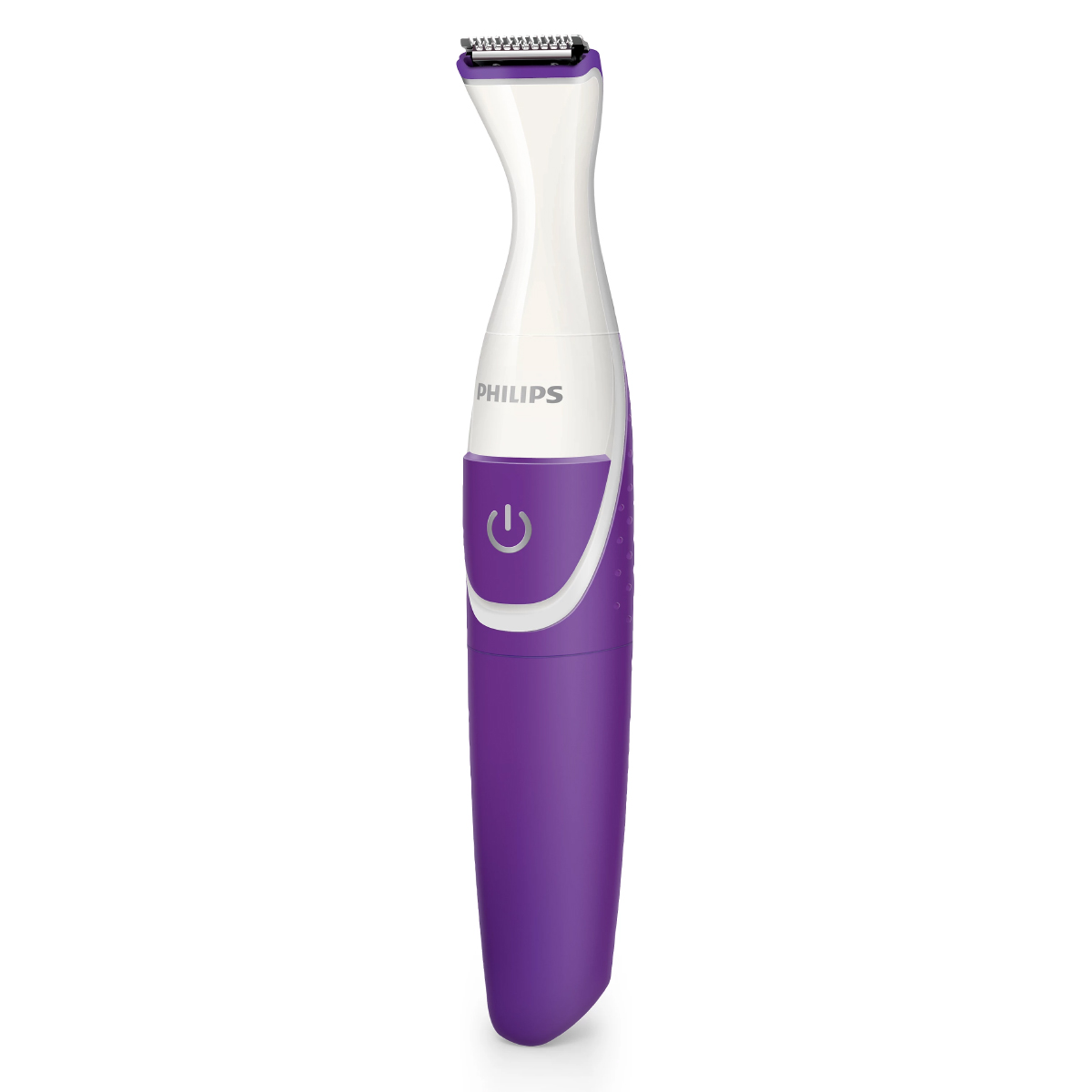 Aparador de Pelos Corporal Philips Essential Bikini BRT383/15 - Apara, Raspa e Modela - Resistente à água - Roxo e Branco