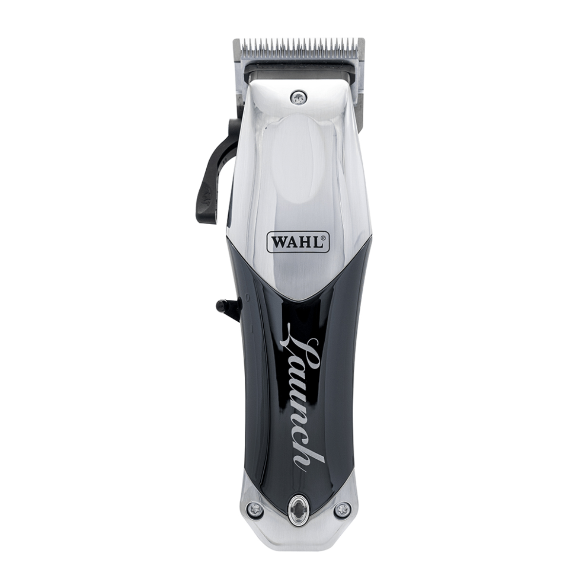 Máquina Corte de Cabelo e Barba WAHL Launch Clipper Profissional - Com ou sem fio - 6 Pentes Graduadores - Bivolt - Prata e preto - 2240L-100